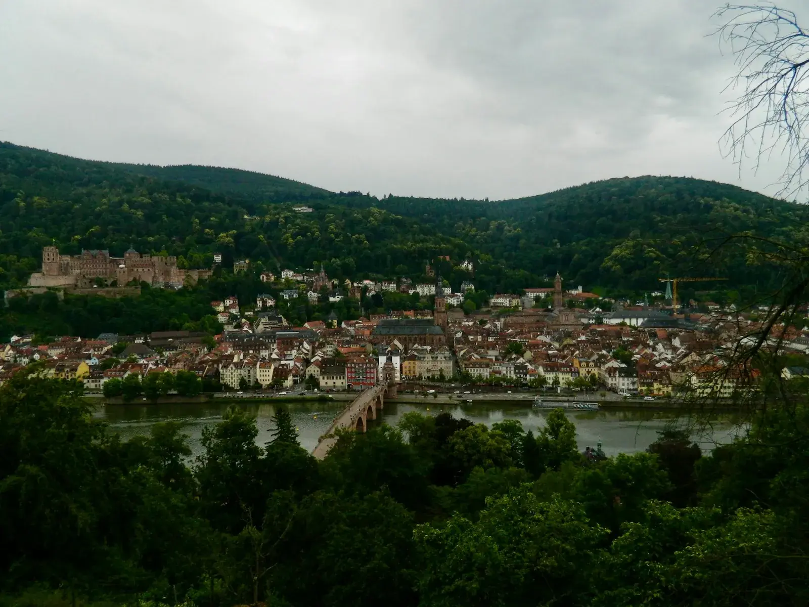 Heidelberg's historic university city beside the Neckar river